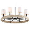 Uttermost Faiyam 8 Light Rattan Chandelier