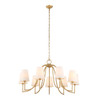 Uttermost Seville 9 Light Gold Chandelier