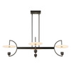 Uttermost Kyoto 4 Light Linear LED Chandelier
