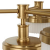 Uttermost Wedge 12 Lt LED Brass Chandelier