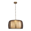 Uttermost Lemont Hammered Brass 1 Light Pendant