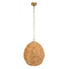Uttermost Kauri 1 Light Wooden Bead Pendant