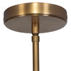 Uttermost Gaia 1 Light Watered Glass Pendant