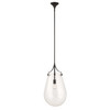 Uttermost Dewdrop 1 Light Glass Shade Pendant