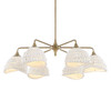 Uttermost Biddeford 6 Light White Beaded Pendant