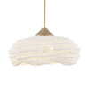 Uttermost Biddeford 5 Light White Beaded Pendant