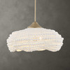 Uttermost Biddeford 5 Light White Beaded Pendant