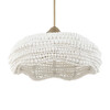 Uttermost Biddeford 5 Light White Beaded Pendant