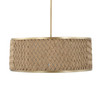 Uttermost Pinchot 4 Light Rattan Drum Pendant