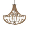 Uttermost Lovelock 4 Light Rope Empire Chandelier
