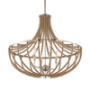 Uttermost Lovelock 4 Light Rope Empire Chandelier