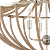 Uttermost Lovelock 4 Light Rope Empire Chandelier