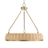 Uttermost Ladakh 9 Light Round Wicker Pendant