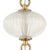 Uttermost Bellaire 1 Light Glass Shade Pendant