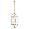 Uttermost Valencia 6 Light Glass Panel Pendant