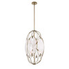Uttermost Valencia 6 Light Glass Panel Pendant