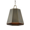 Uttermost Granada 1 Light Hexagon Pendant
