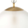 Uttermost Ripple 1 Light Frost Glass Pendant