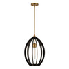 Uttermost Darby 1 Light Architectural Oval Pendant