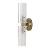 Uttermost Mistie 2 Light Glass Sconce