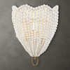 Uttermost Biddeford 1 Light White Beaded Sconce