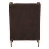Uttermost Serpentine Brown Fabric Accent Chair
