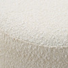 Uttermost Swirls Poplar Ivory Ottoman