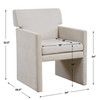 Uttermost Colette Ivory Dining Chair