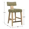 Uttermost Elysian Moss Counter Stool