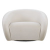 Uttermost DeSoto Cream Swivel Chair
