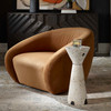 Uttermost DeSoto Hazelnut Swivel Chair