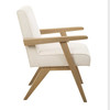 Uttermost Blakely White Dining Arm Chair