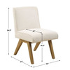 Uttermost Blakely White Armless Dining Chair