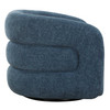 Uttermost Junie Blue Swivel Barrel Chair
