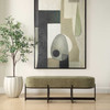 Uttermost Merino Moss Fabric Bench