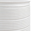 Uttermost Borderline White Drum Table