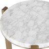 Uttermost Pietra Carrara Marble Drink Table