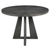 Uttermost Pulsar Round Gray Walnut Dining Table