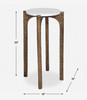 Uttermost Vivi Marble Drink Table