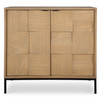 Uttermost Lorenzo Geometric 2 Door Cabinet
