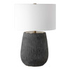 Uttermost Americana Aged Black Table Lamp