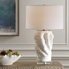 Uttermost Stratified White Table Lamp