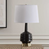 Uttermost Foster Black Glaze Table Lamp