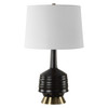 Uttermost Foster Black Glaze Table Lamp