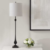 Uttermost Hightower Black Buffet Lamp