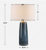 Uttermost Submerged Deep Blue Table Lamp