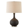 Uttermost Rimini Black Glaze Table Lamp