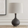 Uttermost Rimini Black Glaze Table Lamp