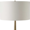 Uttermost Faro White Marble Floor Lamp