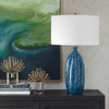 Uttermost Bixby Blue Table Lamp